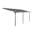 Auvent de terrasse en aluminium pour protection contre les intempéries - 300 x 500 x 250